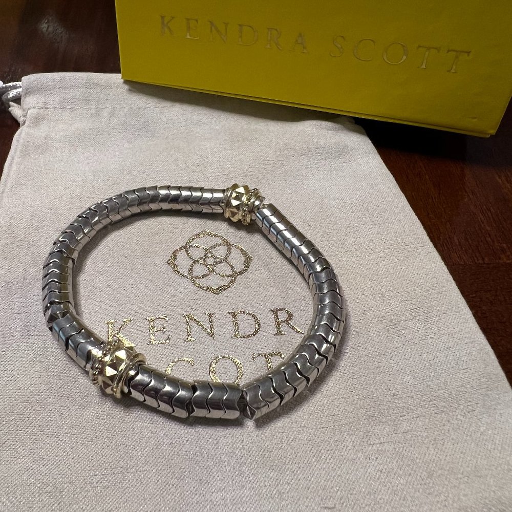 NWOT Kendra Scott Shiva Stretch Bracelet in Mixed Metal